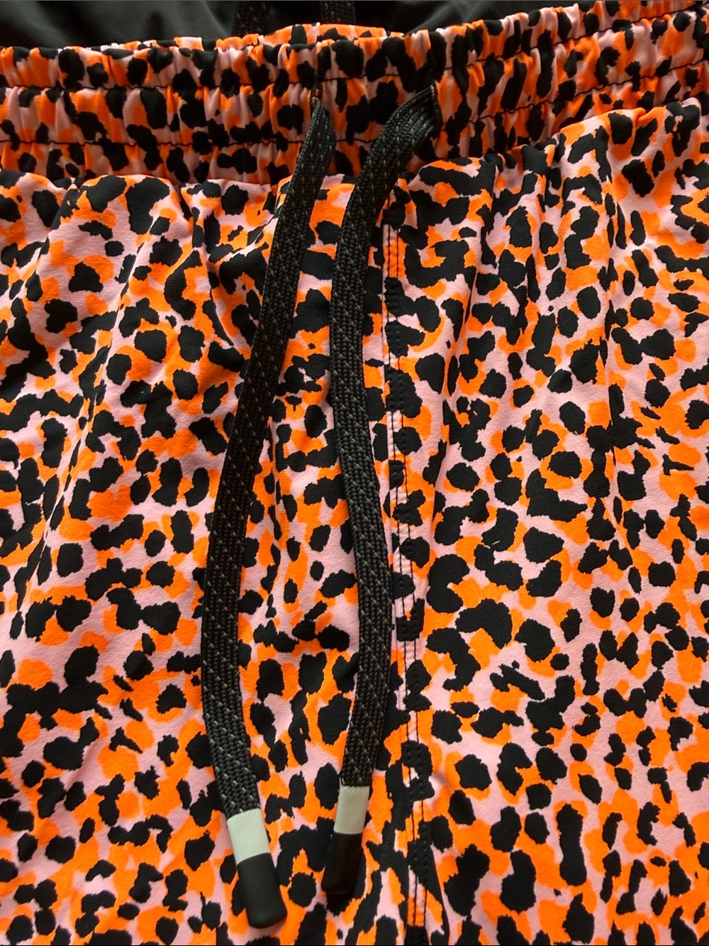 Fabletics Pink Black & Neon Leopard Athletic Shorts Trio - Lot of 3 Pair - Large - Picture 9 of 16